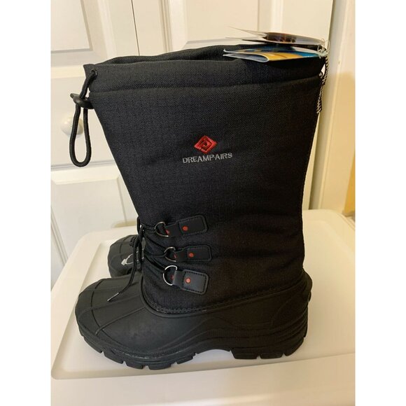 New DREAM PAIRS Men\'s Sz 10 Denver-3/Black Insulated Waterproof‎ Snow Boots 200g main image 8